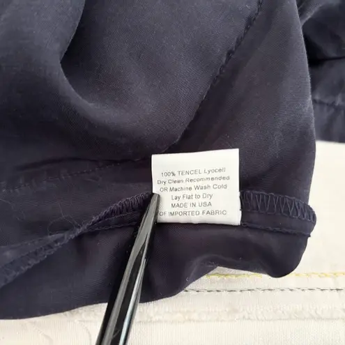 Rivet Utility Stunner Romper Tencel, Navy Blue Size M