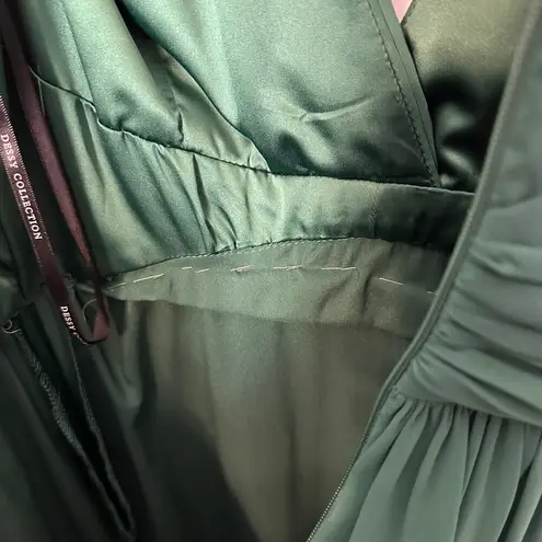 Dessy Collection Discontinued Hunter Green Long Formal Dress Size 8 Style # 2907