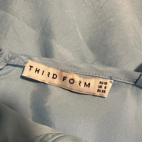 Corset Cami Sleep Dress Blue Size 6