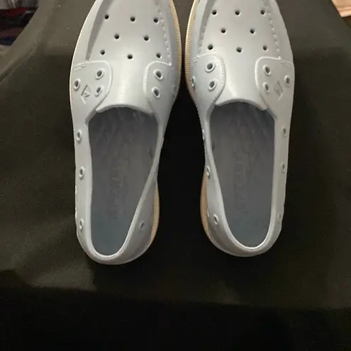 Sperry  TOP SIDER  LIGHT Blue Slip-On Shoes WO SIZE 9 WATERPROOF