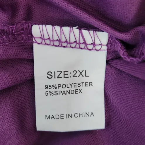 Purple Lace Formal Maxi Dress Size 2X Purple Formal Wedding Guest Dress