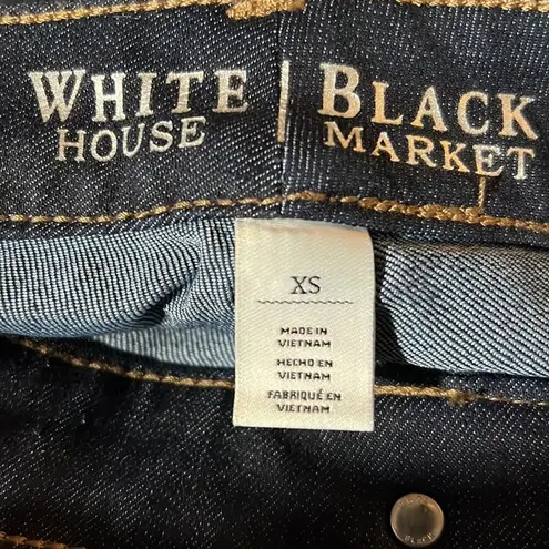 White House | Black Market  Size XS Slim Stretchy Dark Wash Ankle Jeans