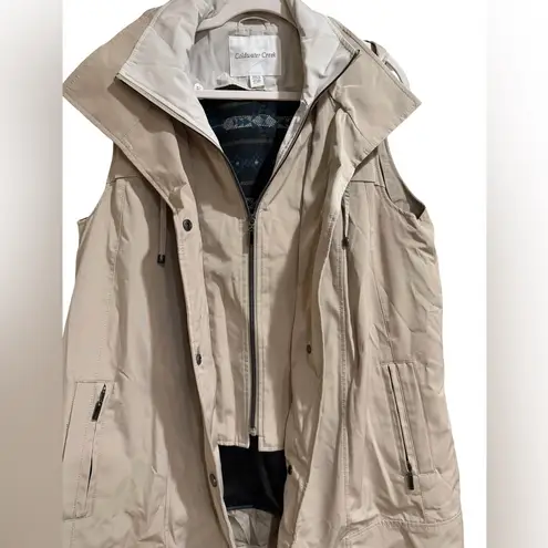 Coldwater Creek π§₯βοΈ All-Season Water-Repellent Vest β Petite Large (PL) π«