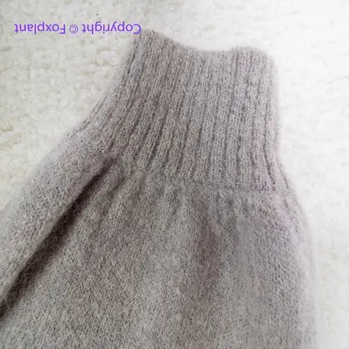 New! DESIGNER REMIX CHARLOTTE ESKILDSEN tyler Short Sleeve Wool Blend Sweater Gray