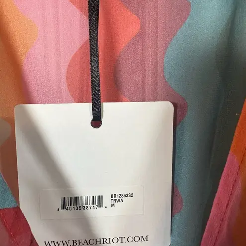 Beach Riot  Shiloh Chevron Wave Cover-Up Dress NWT Size Medium