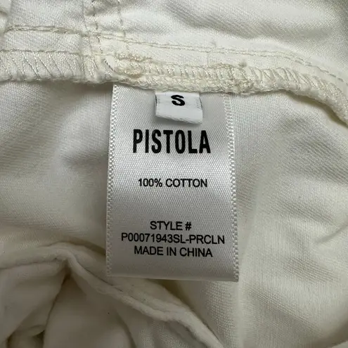 Pistola ANTHROPOLOGIE Sz Small Rosie Botton Front Smocked Waist Overall Jumpsuit