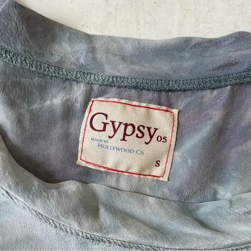 Gypsy 05 Ombre Straight Knee Length Silk Dress Size S