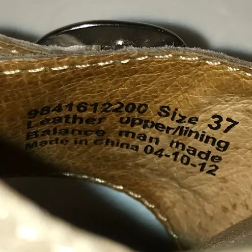 Dansko Women’s Leather Floral Print Buckle Detail Straps Wedge Sandals