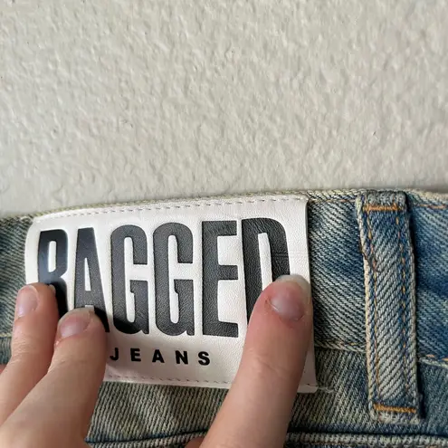 The Ragged Priest Distressed Goliath Low Rise Jean in Green Hue Women’s Size 28