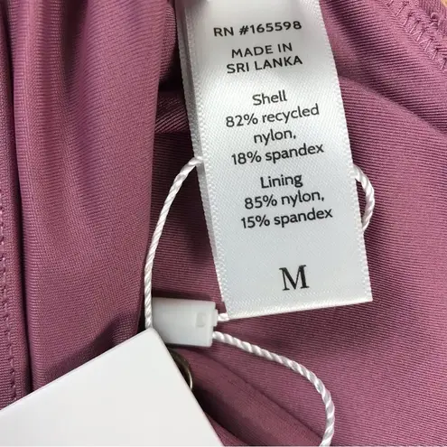 ANDIE Swim Top Women Sz M Purple Tahiti Eco Boho Feminine Retro Fairy Preppy NWT