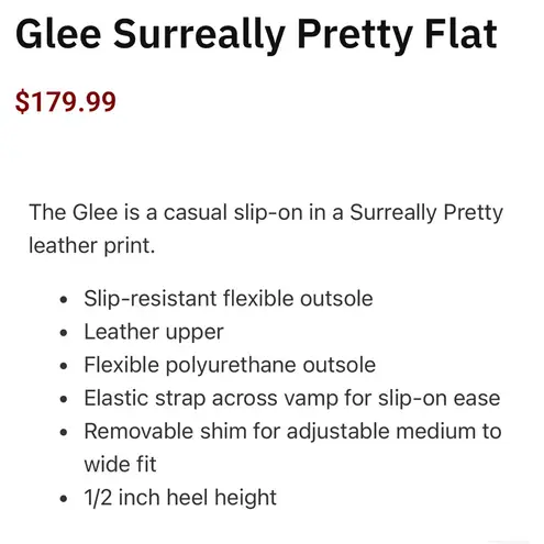 Alegria EUC  Leather Glee Slip-On shoes Surreally Pretty Pattern Size 9.5 - 10 - Image 10