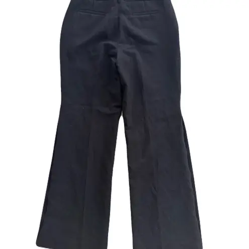 Karl Lagerfeld NWOT Women's Black Straight Leg Pants with Gold Accents Size 8