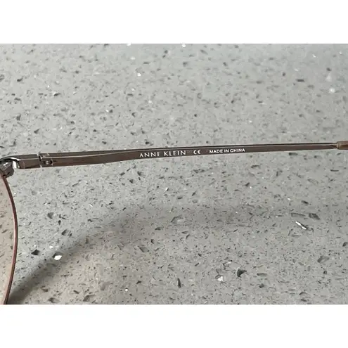 Anne Klein  Eyeglasses Frames ONLY AK7010 K1046 Oval Full Rim 48-19-135 Gold