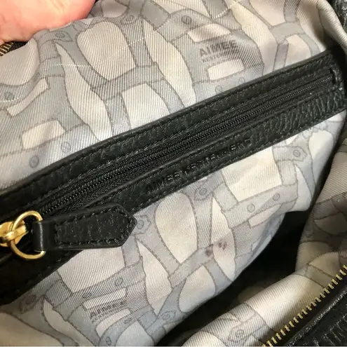 Aimee Kestenberg Saratoga Carnival Satchel Tote Gold Hardware No Strap. Pockets