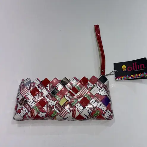 Vintage 90s Y2K Twizzler Cherry Berry Strawberry Candy Wrapper Zip Purse NWT