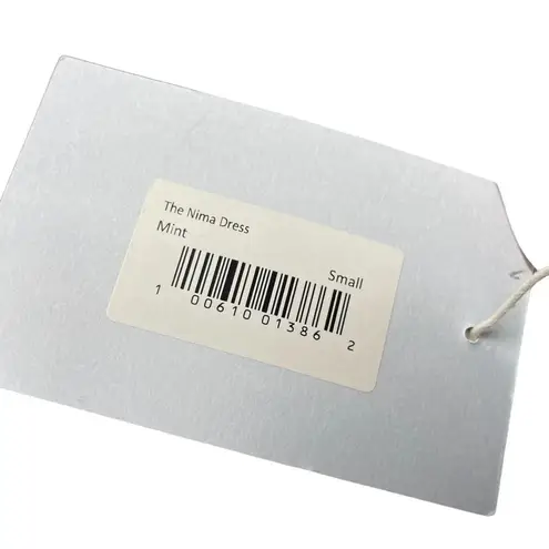 Hill House The Nima Silk Wrap Dress in Mint Size Small Green