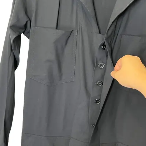 6397 Black Boilersuit Jumper Full Length Utility Fleece Wool Women’s Size XS