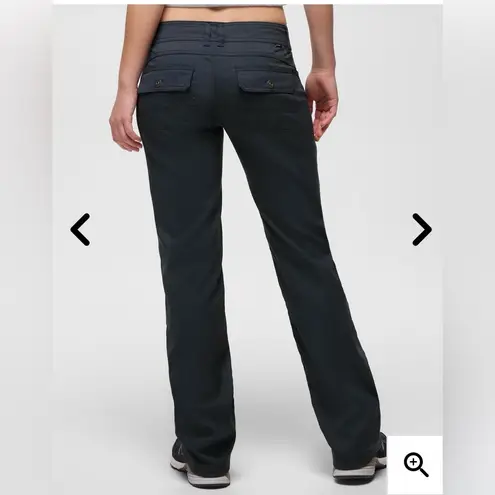 prAna Stretch Zion Halle Pant Roll Up Ankles Steel Gray Size 10