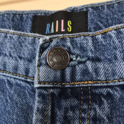 Rails The Speedway 90’s Boyfriend Button-Fly Medium Wash Straight Leg Jeans