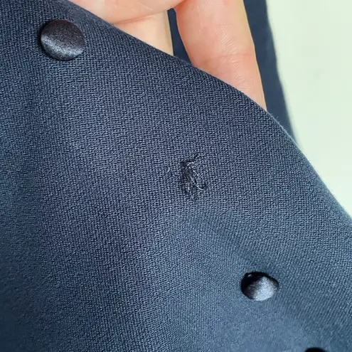 Derek Lam 10 Crosby women’s Fluted stretch-cotton midnight blue mini dress S 6