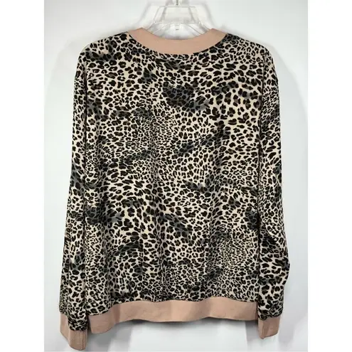 Kori America Plus Front Zip Cheetah Light Weight Jacket Size 1XL