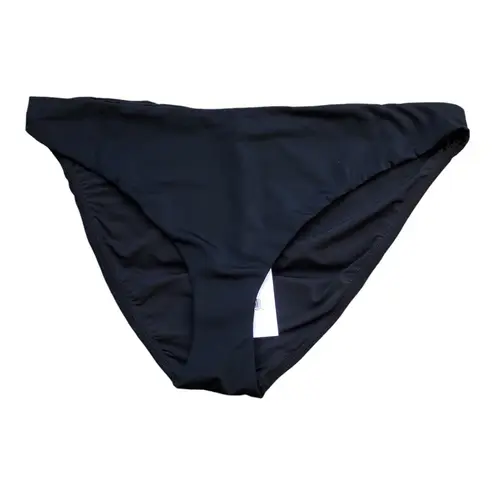 ANDIE NWT The Symi Sustainable High Leg Cut Low Rise Bikini Bottom Black XL