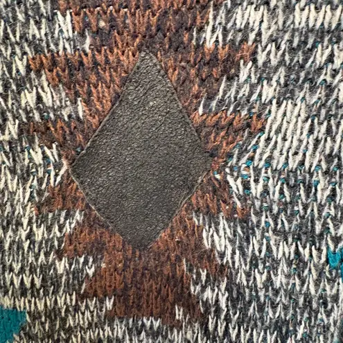 Southwestern Aztec COOGI Sweater Crewneck Earthtones Women’s Small Brown
