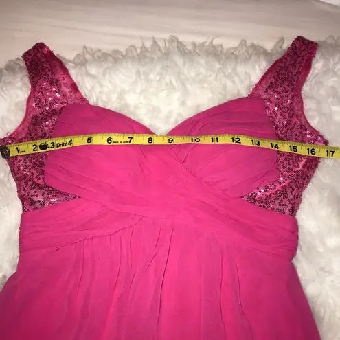 Roberta sequined pink mini dress party, prom, homecoming dress Juniors size 3