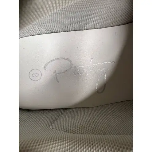 Party Women's Silver Star Low Top Sneakers Size 8 Casual Athletic Shoes