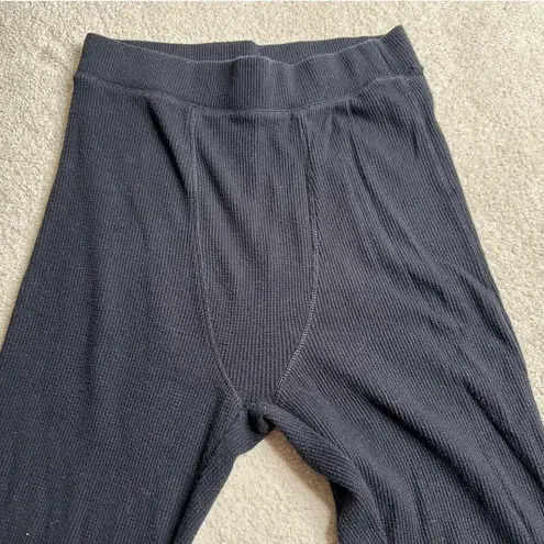 SKIMS : Black Waffle Leggings