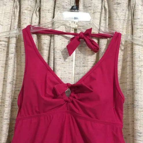 Love Your Assets by Sara Blakely Spanx Halter Swim Dress