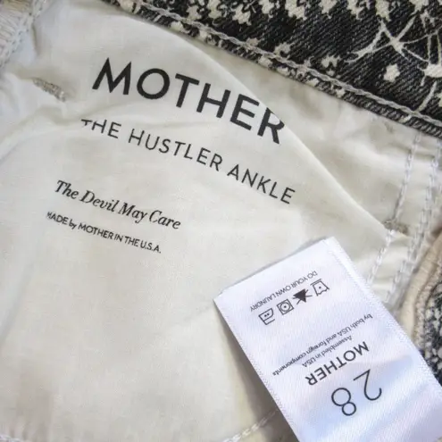 NWT Mother Hustler Ankle in French Fairy Tale Crop Flare Jeans 28