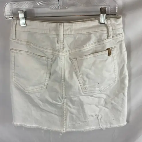joe's jeans  Distressed Denim Skirt White Size 26