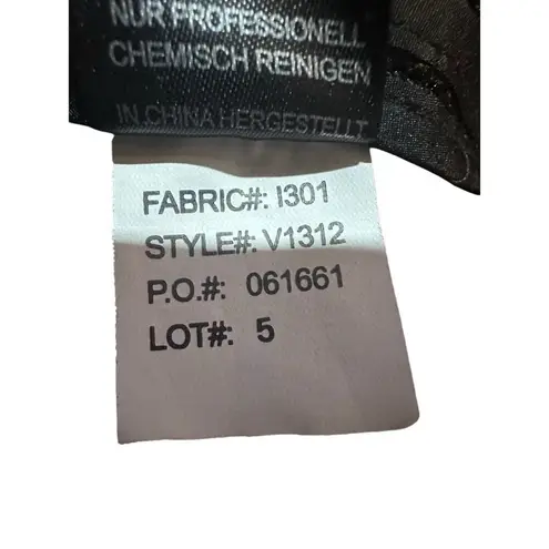 Adrienne Vittadini Womens Black Textured Zip-Up Blazer Sz XL