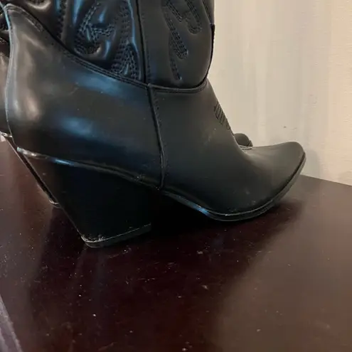 Cape Robbin SOUTHERN BELLE Western Tall Shaft Pointed Toe Block Heel