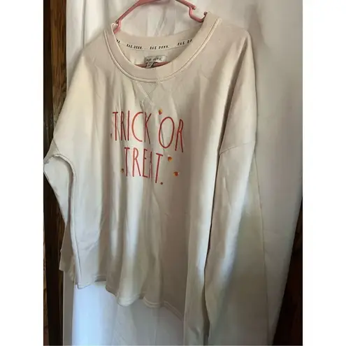 Rae Dunn Trick Or Treat Crewneck Sweatshirt Woman’s Size Medium - Image 2