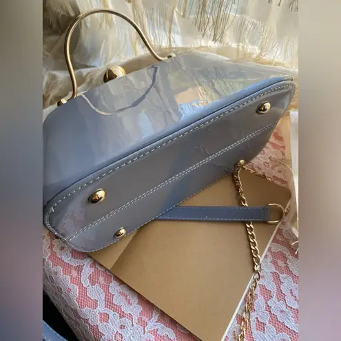 Periwinkle Blue/Gray Ladies Handbag w/Additional Shoulder Strap BNWOT!! Blue