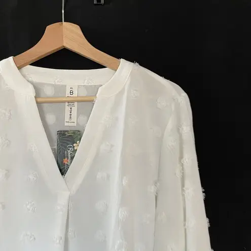 Blooming Jelly NWT women's size XL shirred long sleeved blouse business casual