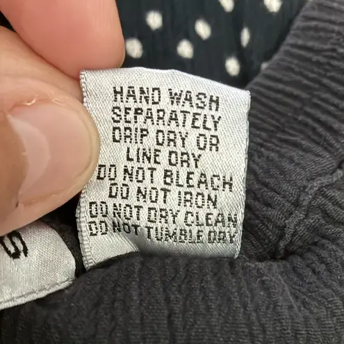 Cathy Daniels Vintage Tiered Boho Polka Dot Maxi Skirt XL