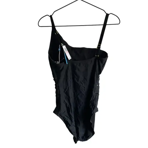 Bleu Rod Beattie One Shoulder Swimsuit - Behind the Seams Black 14 - Image 5