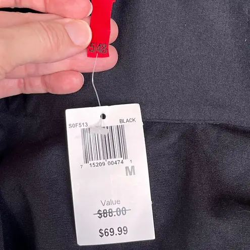 5/48 Women's Black Ruffled Mini Skirt Size M. NEW