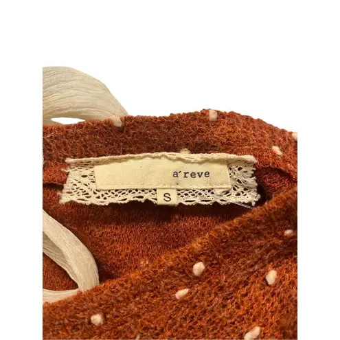 A’reve sweater rust color size small Orange