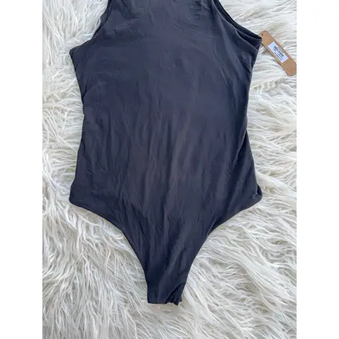 SKIMS Fits Everybody High Neck Bodysuit Onyx Size Small