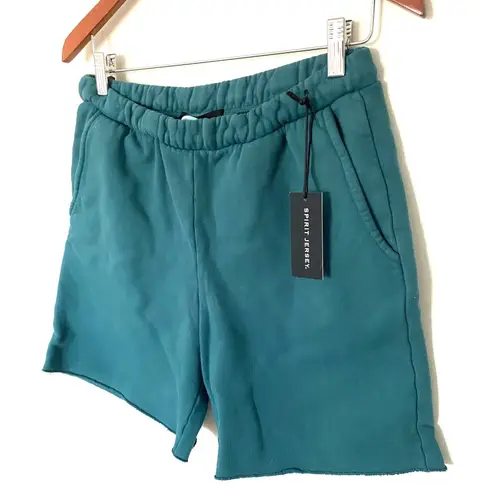 Spirit Jersey NWT Green Oversized Unisex Cotton Sweatshirt Short Matching Set M