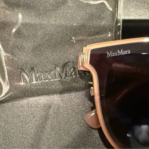 Max Mara Women's Mm Ilde lii Cat Eye Sunglasses Gold Copper