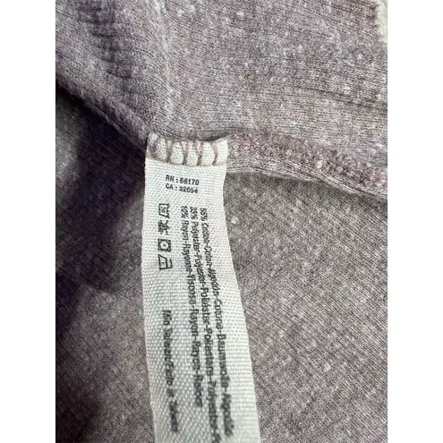 FP Beach Women's XS Beige Cardigan Sweater Dress Long Sleeve Casual Tan