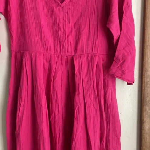 Mara Hoffman Chloe Pleated Cotton-gauze Midi Dress