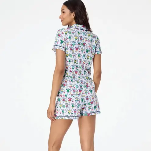 Roller Rabbit NWT Back to School Monkey Polo Pajamas Size XS