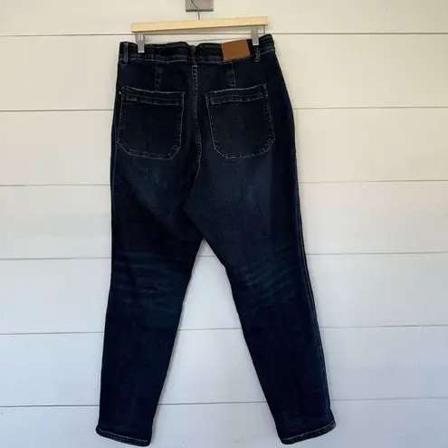 Judy Blue Women’s 16W Blue Denim Jogger Jeans Dark Wash Blue Denim Stretchy