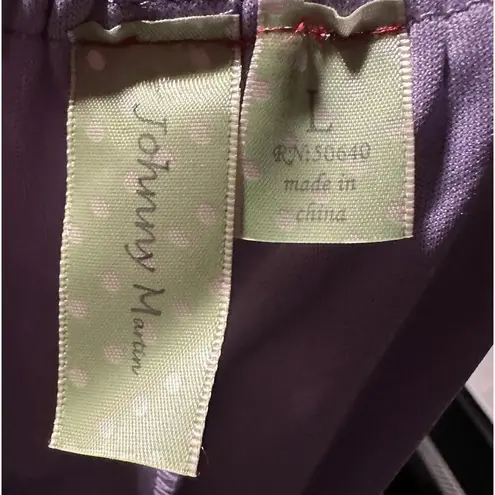 Lavender Babydoll Mini Dress Pastel Coquette, Cottagecore, Y2K, Johnny Martin L Purple Size L